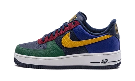 Женские кроссовки Nike Air Force 1 '07, темно-синие и зеленые