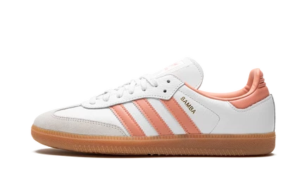 Женские кеды Adidas Samba OG IG5932, белые/песочные