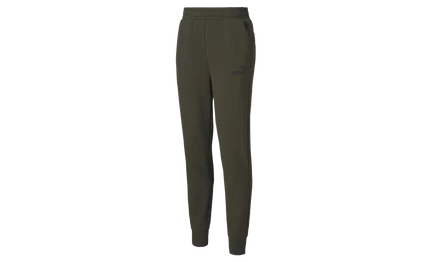 Спортивные штаны Puma Essential Logo Fleece, зеленые
