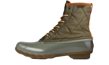 Ботинки Sperry Saltwater Duck, зеленые