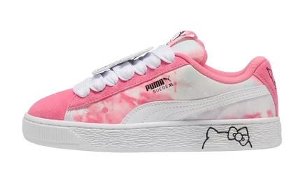 Кроссовки Puma Suede XL, розово-голубые