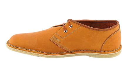 Мужские кроссовки Clarks Jink, оранжевые нубуковые