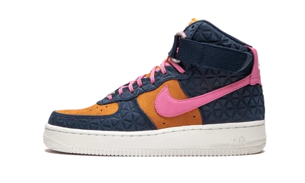Женские кеды Nike Air Force 1 Hi PRM Suede, розовые