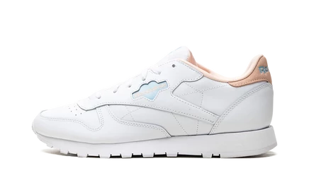 Женские кроссовки Reebok Classic Leather, с принтом сердца