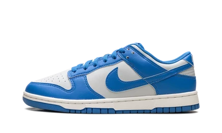 Кроссовки Nike Dunk Low Detroit Lions, серебристо-голубые