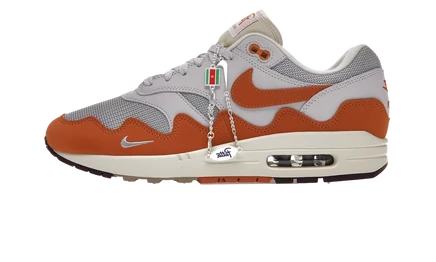Кроссовки Nike Air Max 1 Patta Waves Monarch с браслетом