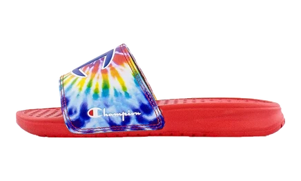 Детские шлепанцы Champion Tie Dye, радужные