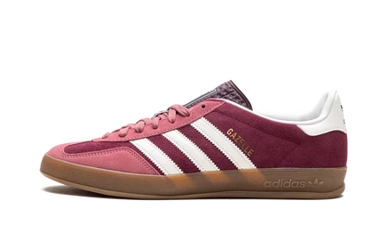 Кеды Adidas Gazelle Indoor, бордовые