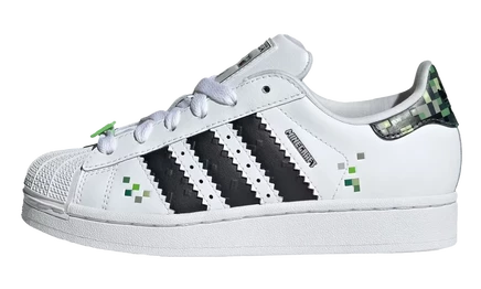 Детские кеды Adidas Superstar GS Minecraft Creeper