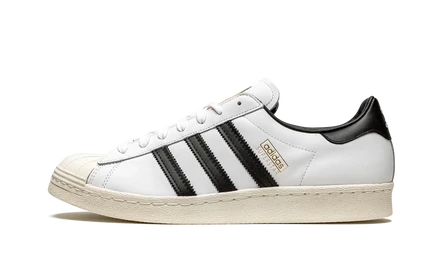 Кроссовки Adidas Superstar 80s BAPE, бело-черные