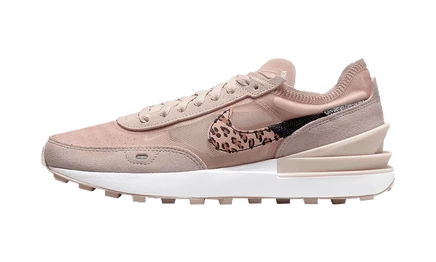 Женские кроссовки Nike Waffle One, с леопардовым принтом