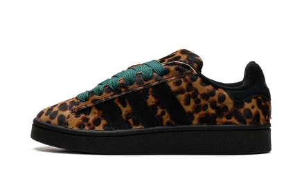 Женские кроссовки Adidas Campus 00s, леопардово-черные