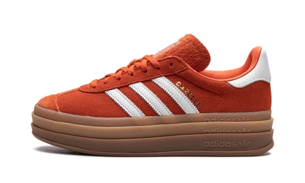 Женские кеды Adidas Gazelle Bold, оранжевые