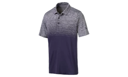 Поло Puma Evoknit Ombre, синее