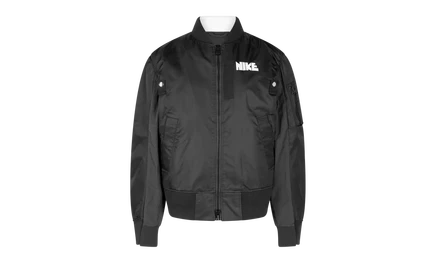 Куртка-бомбер Nike x Sacai Layered, черная