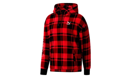Худи Puma Check Polar, красная