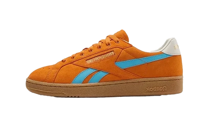 Кроссовки Reebok Club C Grounds UK, оранжево-голубые