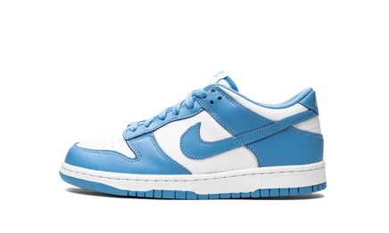 Детские кроссовки Nike Dunk Low GS CW1590 «UNC 2021», бело-голубые