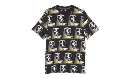 Футболка Puma Ferrari Race AOP 2, черная