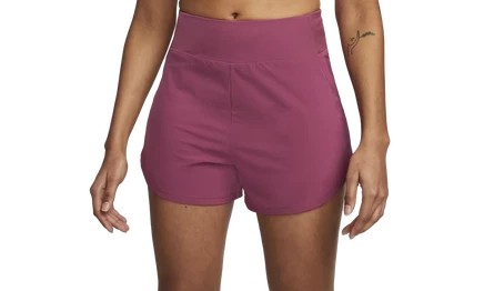 Женские шорты Nike Bliss Dri-FIT HR 3″, розово-коричневые