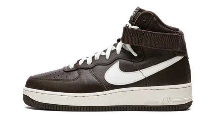Мужские кроссовки Nike Air Force 1 Hi Retro, шоколадно-белые