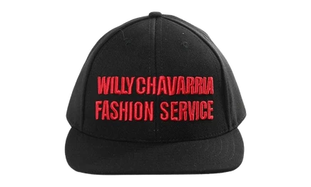 Кепка Willy Chavarria Fashion, черно-красная