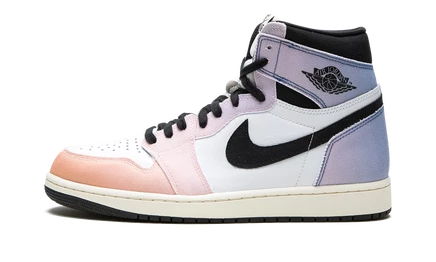 Кроссовки Jordan AJ1 High OG, оранжево-фиолетовый градиент