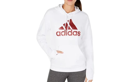 Худи Adidas Originals Shine Logo, белое