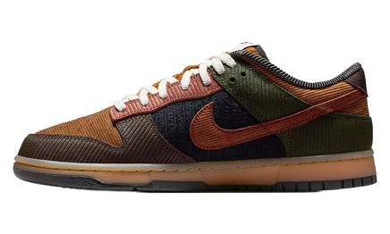 Мужские кроссовки Nike Dunk Low Retro Premium, коричневые