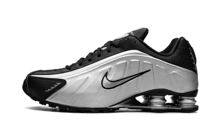 Кроссовки Nike Shox R4 Metallic Silver/Black