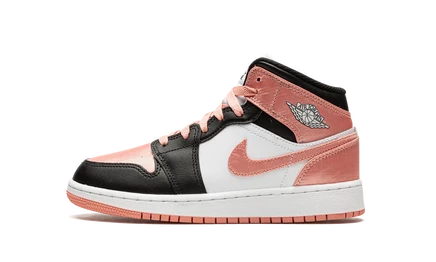 Детские кроссовки Jordan Air Jordan 1 Mid GS, светло-розовые