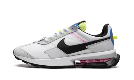 Кроссовки nike air max pre-day, белые с акцентом volt