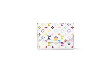 Монетница Louis Vuitton Rosalie, белая многоцветная