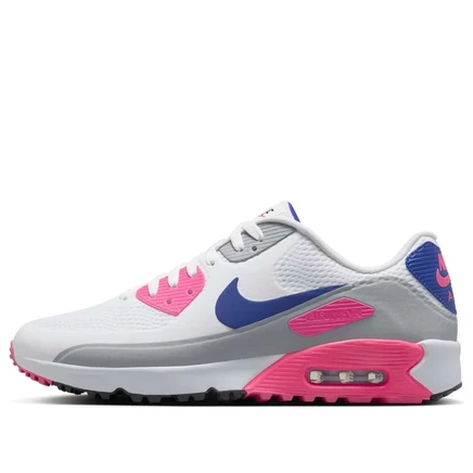 Гольф-кроссовки Nike Air Max 90 Golf, белые/розовые