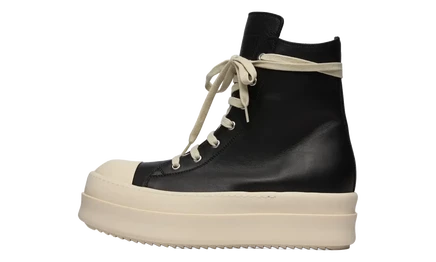 Мужские высокие кроссовки Rick Owens Concordians, черно-молочные