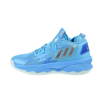 Кроссовки Adidas Dame 8 J GS, голубой/серебристый/циановый