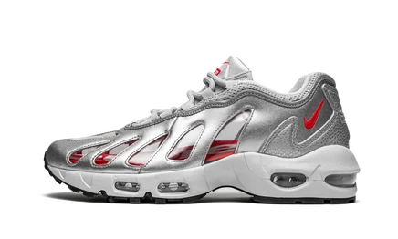 Кроссовки Nike Air Max 96 Supreme, серебристые