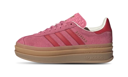 Детские кроссовки Adidas Gazelle Bold J, розово-красные