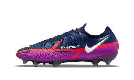 Бутсы nike phantom gt2 elite fg cz9890, фиолетовые