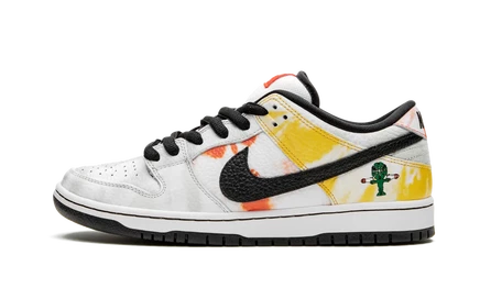 Кроссовки Nike SB Dunk Low Tie-Dye Rayguns, белые