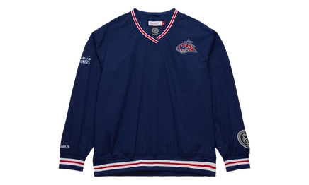 Пуловер Mitchell & Ness Classic Nylon «NHL Blue Jackets»