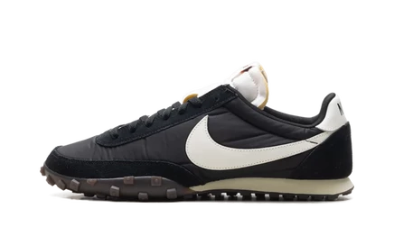 Мужские кроссовки Nike Waffle Racer, черно-молочные