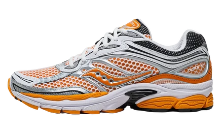 Мужские кроссовки Saucony ProGrid Omni 9, бело-оранжевые