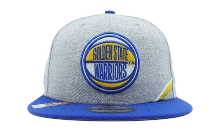 Унисекс кепка New Era 9FIFTY Уорриорз, серая/синяя