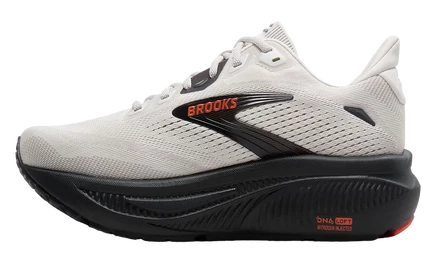 Мужские кроссовки Brooks Ghost 18, бело-оранжевые