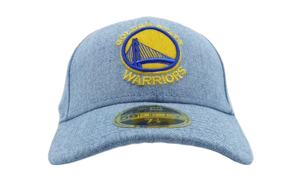 Унисекс кепка New Era 59FIFTY Уорриорз, светло-голубая