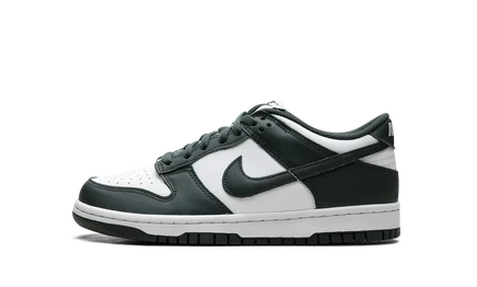 Детские кроссовки Nike Dunk Low GS, белые/винтажно-зелёные