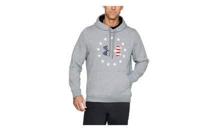 Мужское худи Under Armour Freedom Rival, серое/черное
