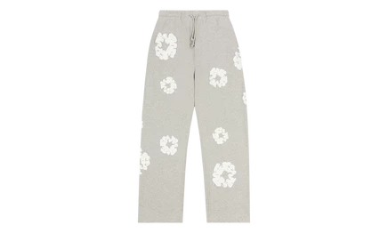 Широкие спортивные штаны Denim Tears Cotton Wreath, серые