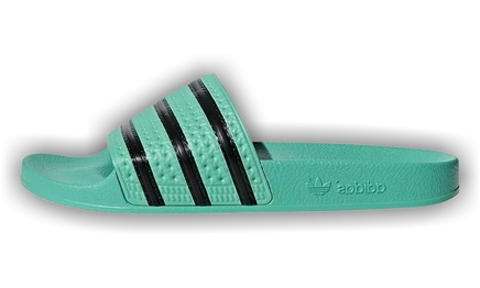 Шлепанцы Adidas Adilette Slide, ярко-зеленые